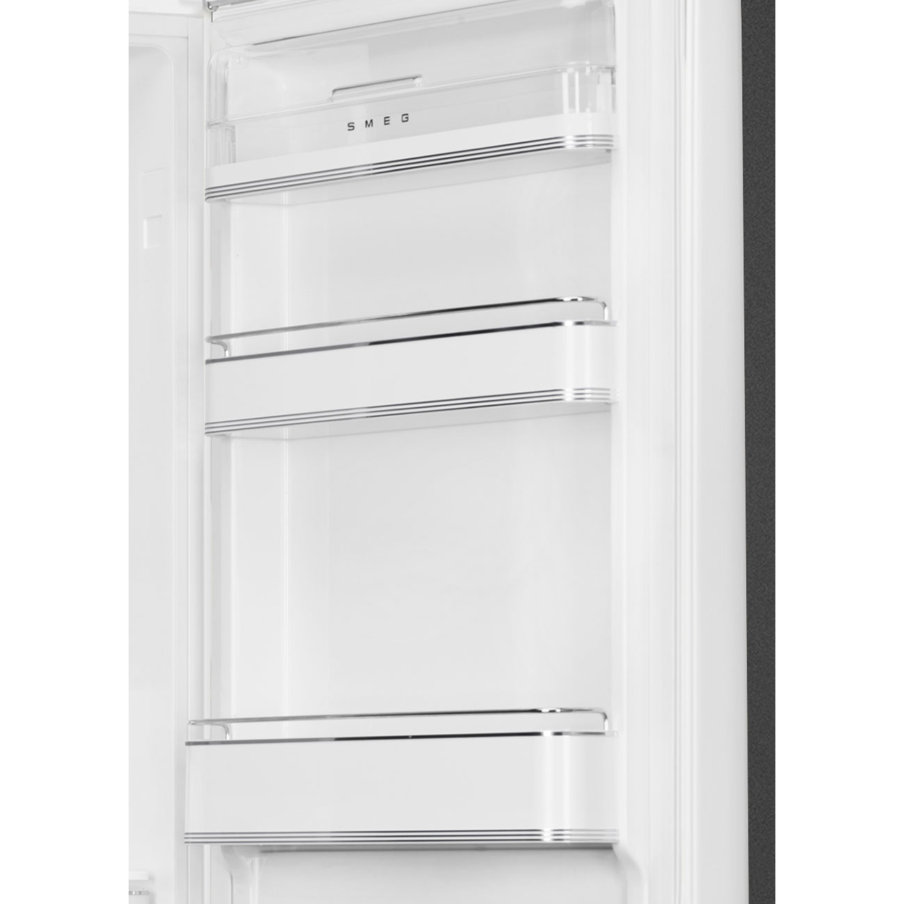 SMEG FAB32RWH5 Отдельностоящий двухдверный холодильник, стиль 50-х годов, 60 см, белый, No-frost, петли справа