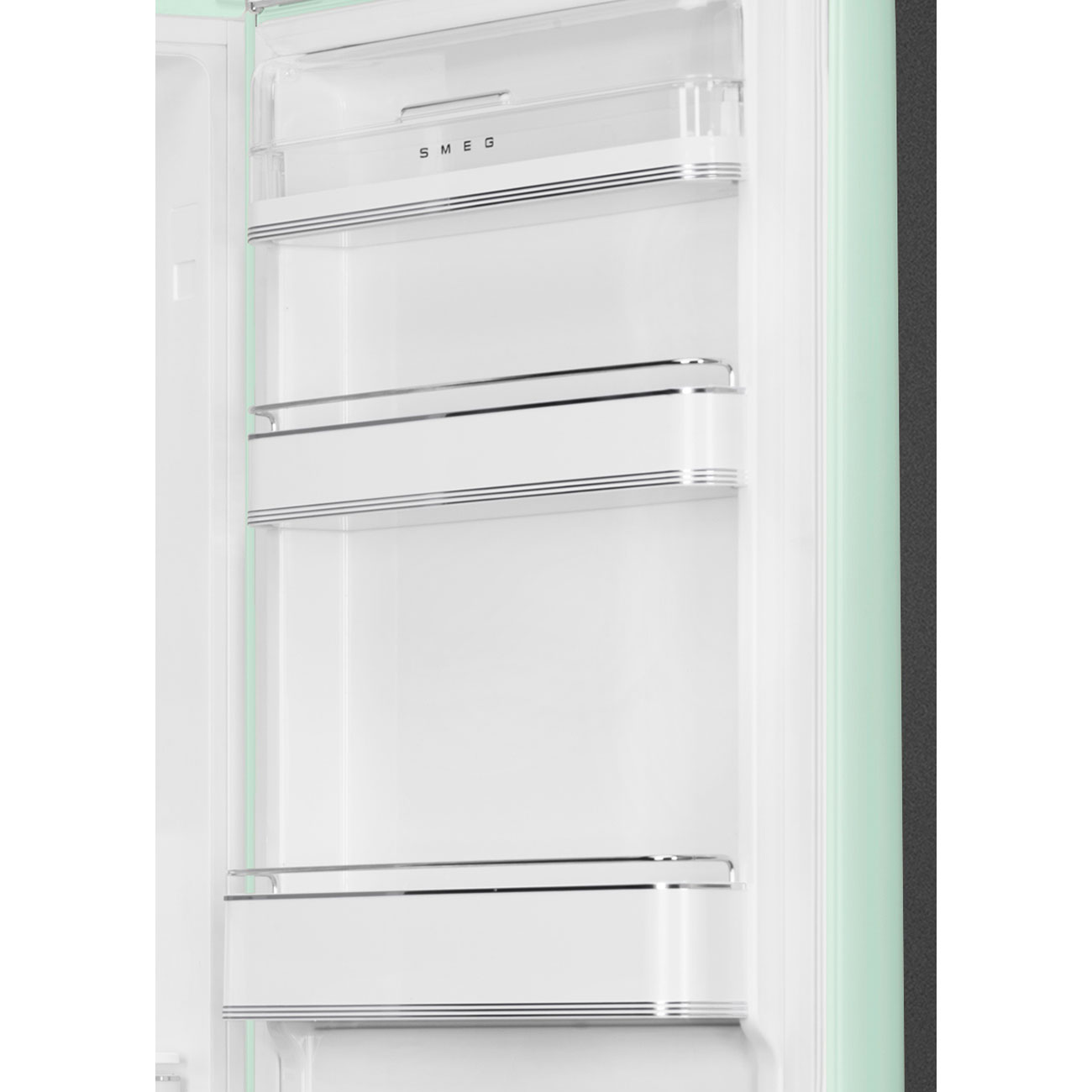 SMEG FAB32RPG5 Отдельностоящий двухдверный холодильник, стиль 50-х годов, 60 см, светло-зеленый, No-frost, петли справа