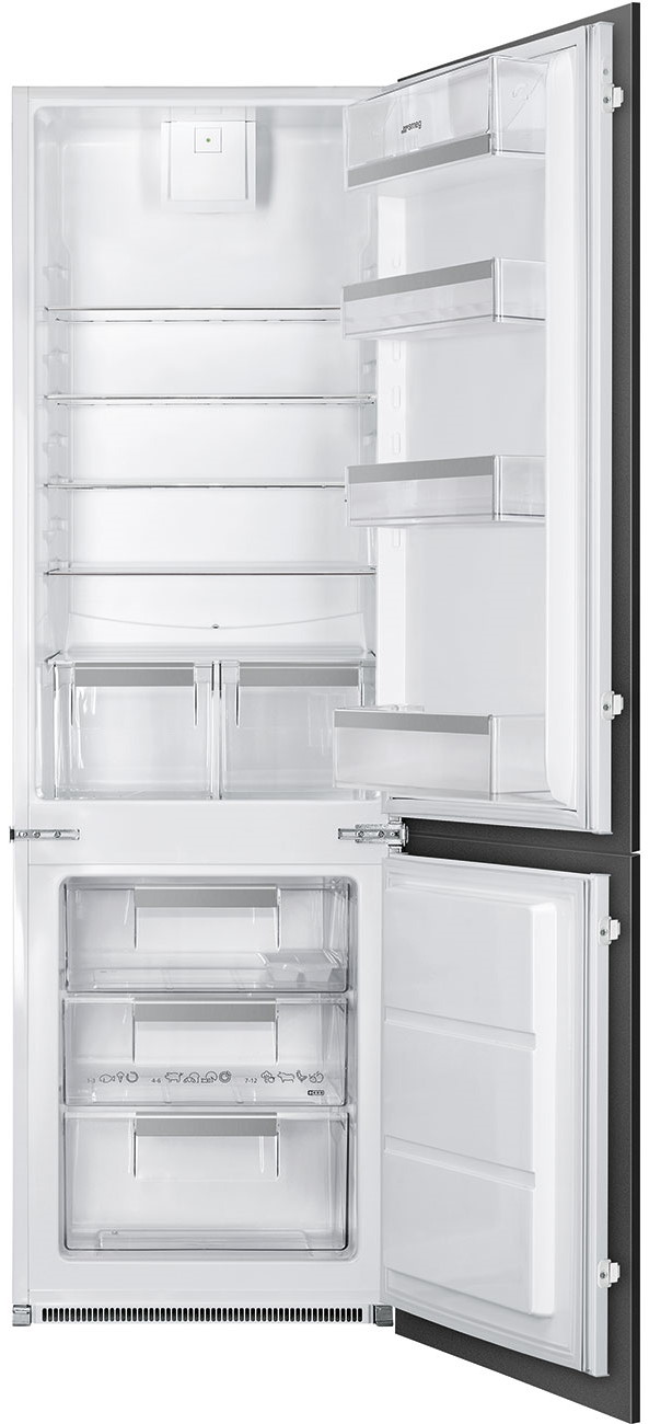 SMEG C81721F Встраиваемый комбинированный холодильник