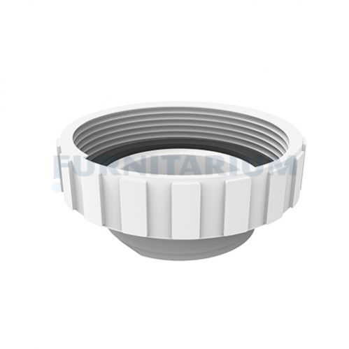 Пластиковое кольцо с резьбой 2"х5/4" для сверхплоского сифона S-02