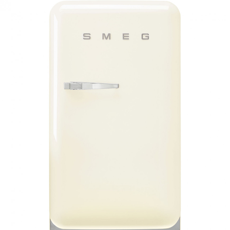 SMEG FAB10RCR6 Отдельностоящий однодверный холодильник, стиль 50-х годов, 54,5 см, кремовый, петли справа