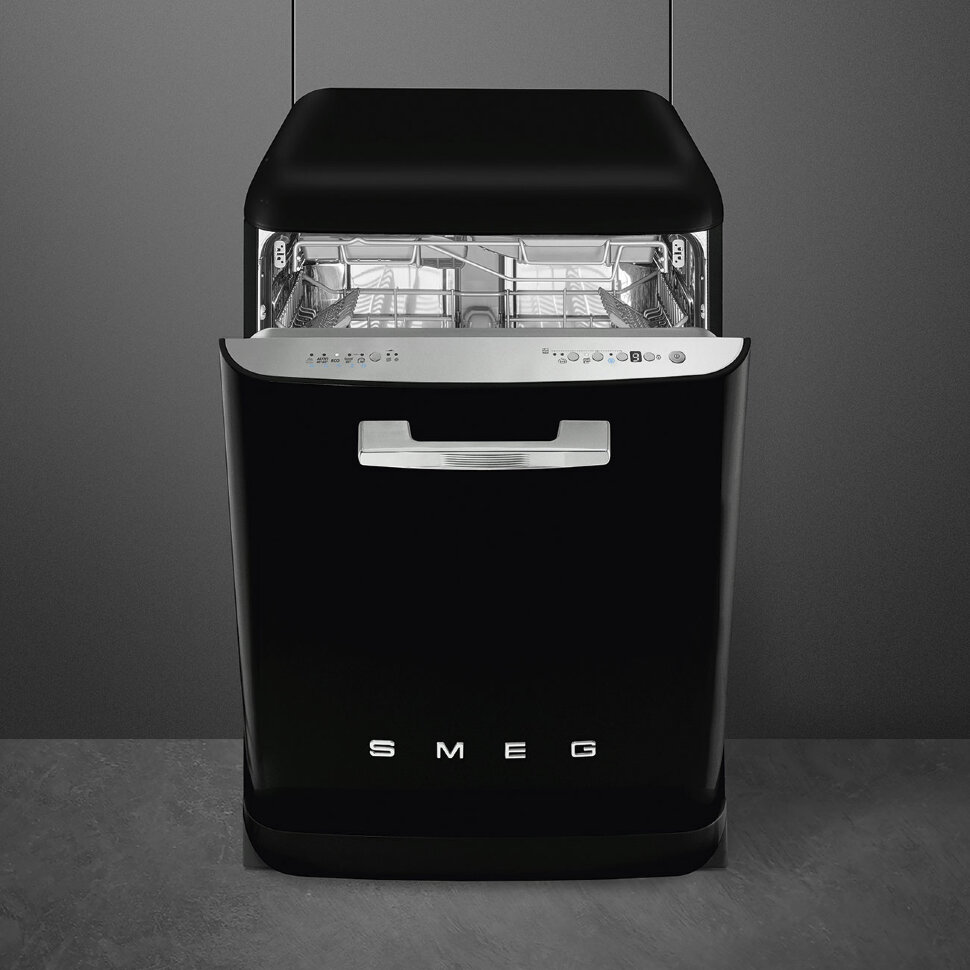 SMEG LVFABBL3 Отдельностоящая посудомоечная машина, 60 см, черная