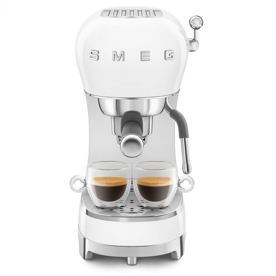 SMEG ECF02WHEU  Кофемашина-эспрессо, цвет белый