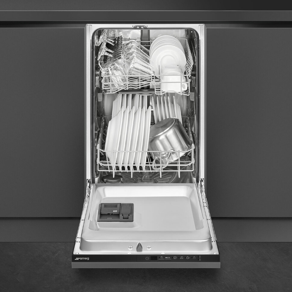SMEG ST4512IN Полностью встраиваемая посудомоечная машина, 45 см