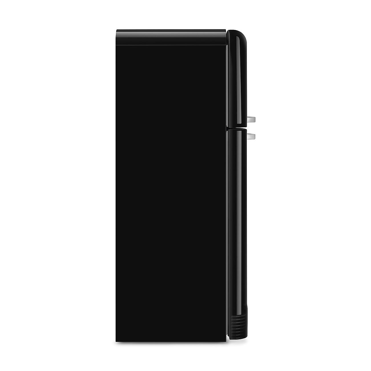 SMEG FAB50RBL5 Отдельностоящий двухдверный холодильник, стиль 50-х годов, 80 см, черный, No-frost, петли справа