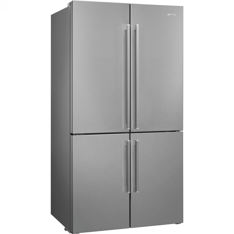 SMEG FQ60XE Отдельностоящий 4-х дверный холодильник Side-by-Side, 90.8 см, No-frost, эффект нержавеющей стали