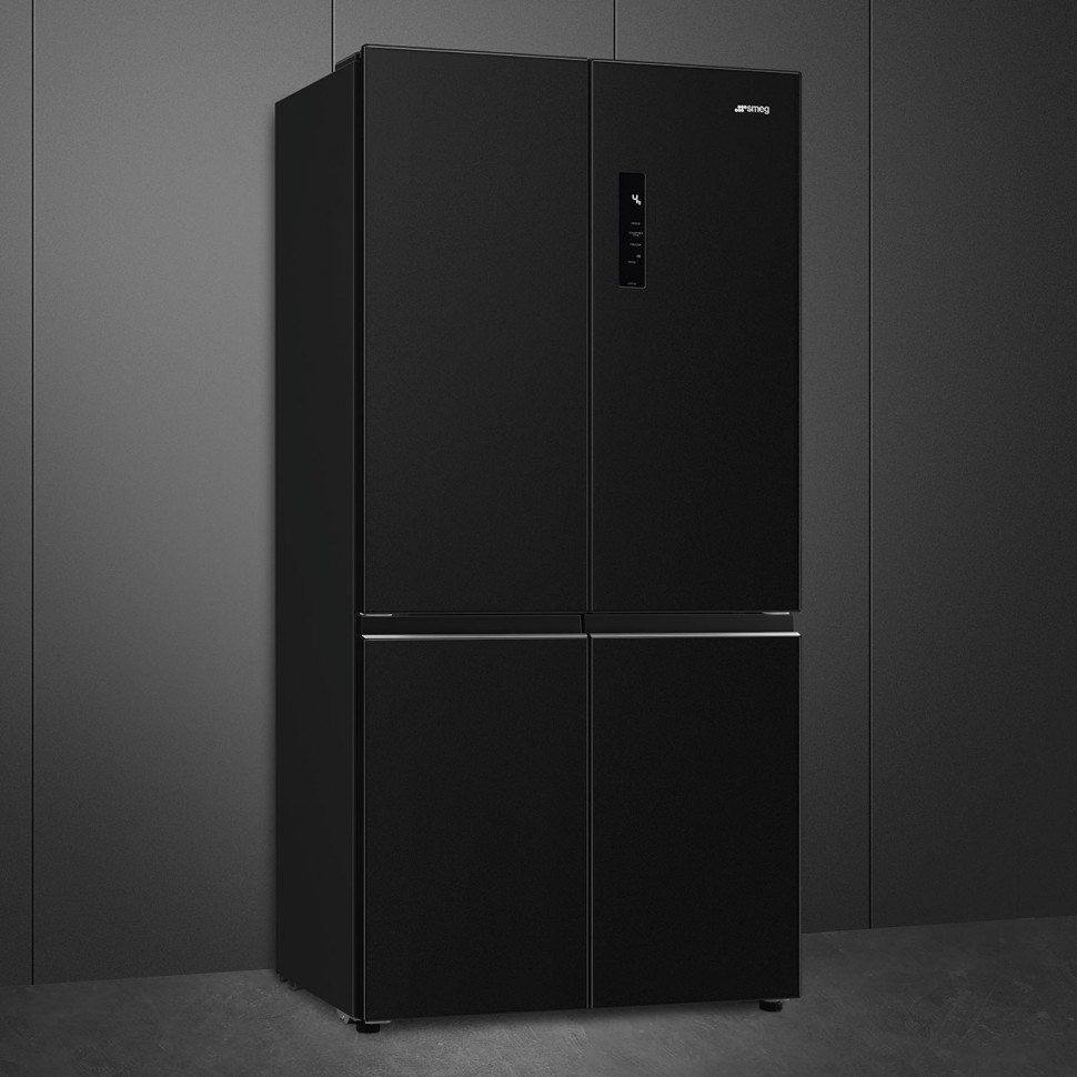 SMEG FQI60KD Отдельностоящий 4-х дверный холодильник Side-by-Side, 91 см, No-frost, цвет темная нержавеющая сталь