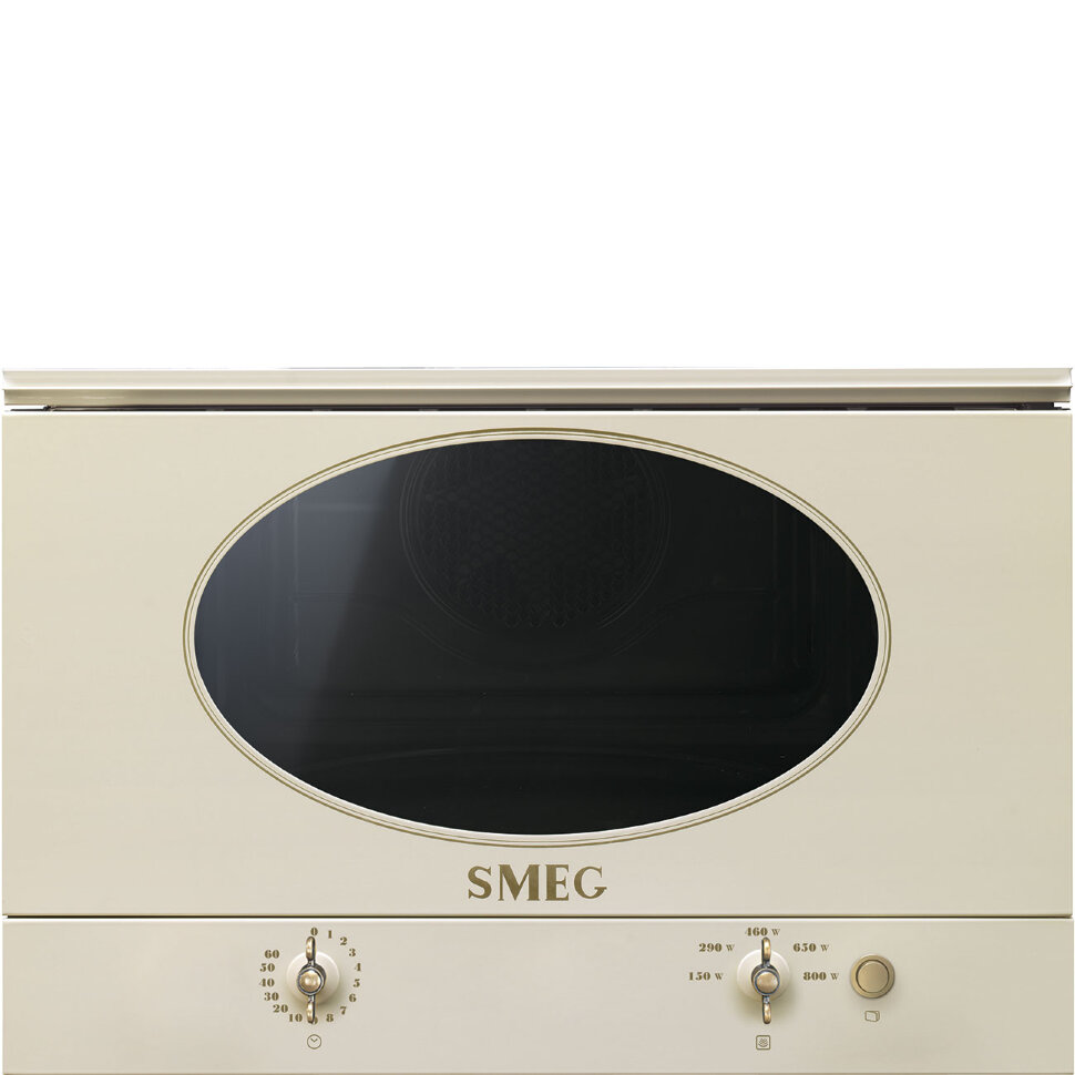 SMEG MP822NPO Встраиваемая микроволновая печь, кремовый