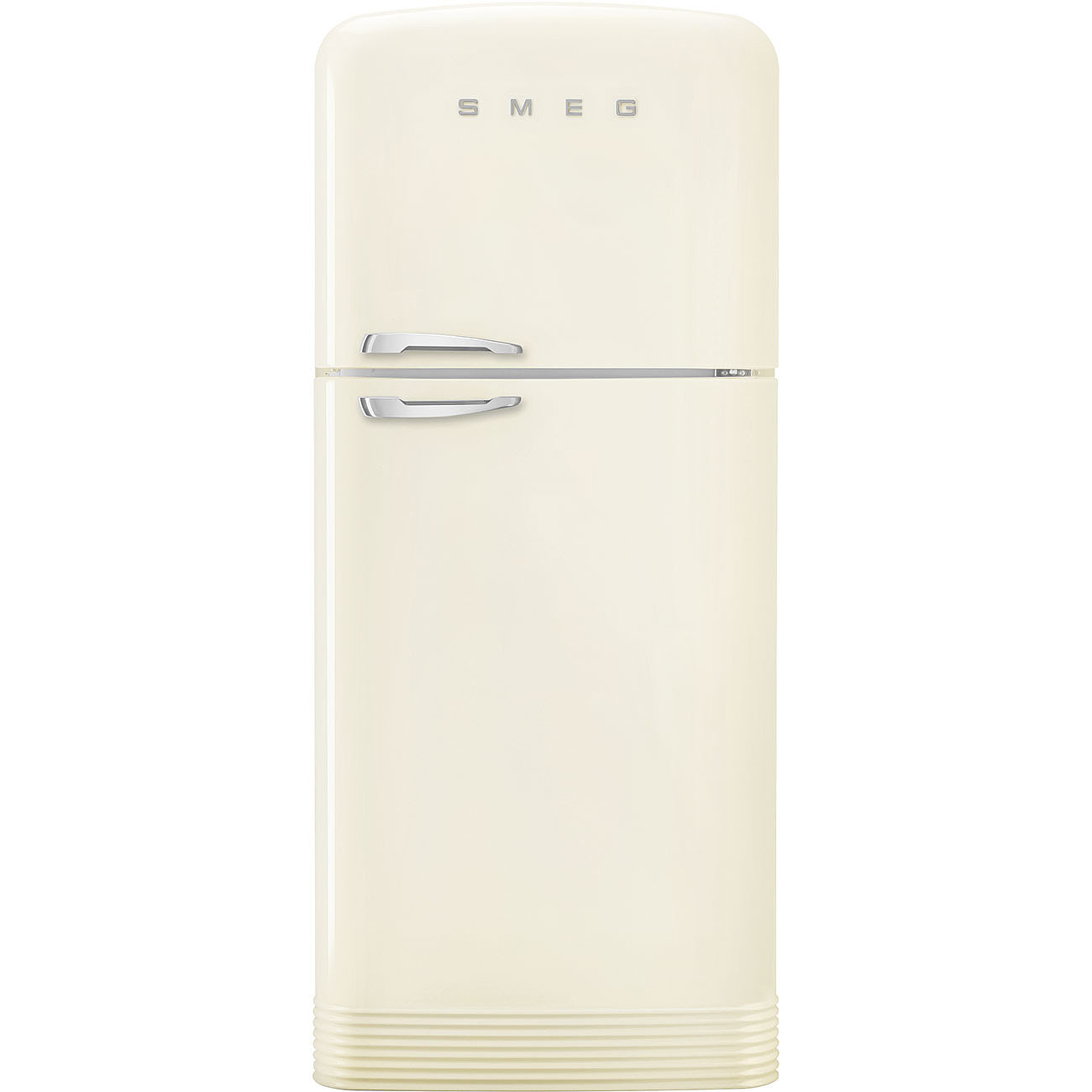 SMEG FAB50RCR5  Отдельностоящий двухдверный холодильник,стиль 50-х годов, 80 см, кремовый, No-frost, петли справа