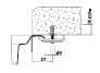 Специальный набор крепежа для установки моек из нержавеющей стали под цельную столешницу (4 крепежных элемента)