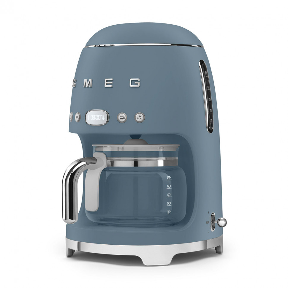SMEG DCF02SBMEU Капельная кофеварка, цвет Синий шторм матовый