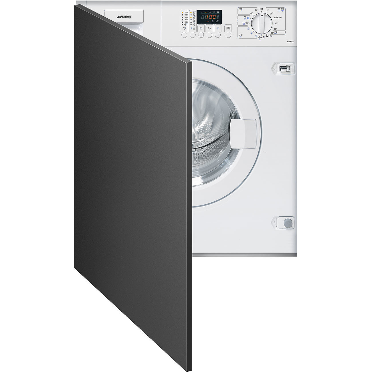 SMEG LSIA127 Встраиваемая стиральная машина с сушкой, 60 см, цвет белый