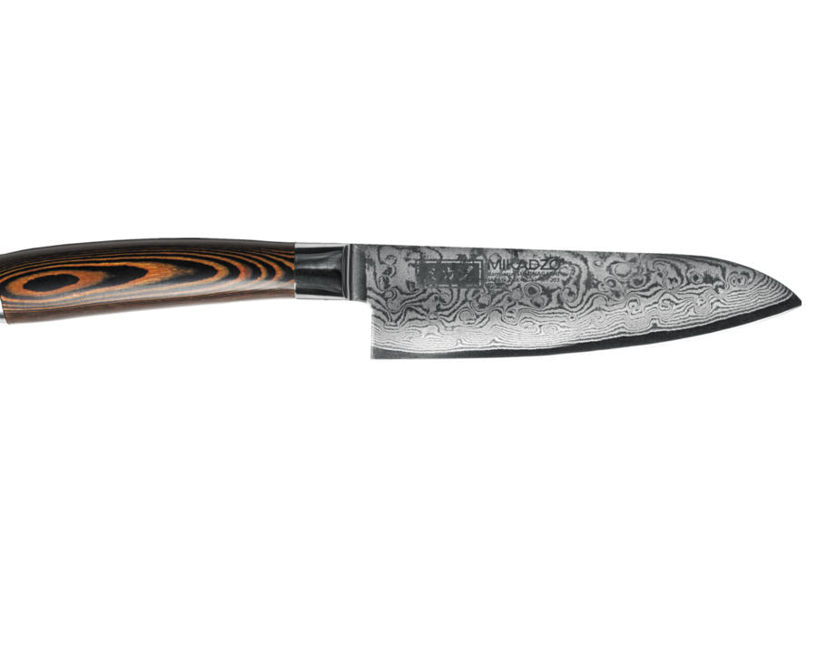 Нож сантоку Damascus Suminagashi