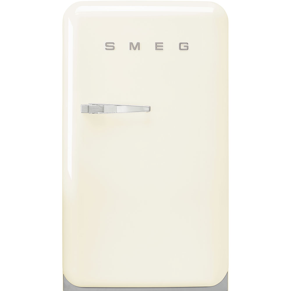 SMEG FAB10RCR5 Отдельностоящий однодверный холодильник, стиль 50-х годов, 54,5 см, кремовый, петли справа