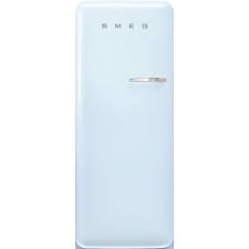 SMEG FAB28LPB5 Отдельностоящий однодверный холодильник, стиль 50-х годов, 60 см, пастельный голубой, петли слева