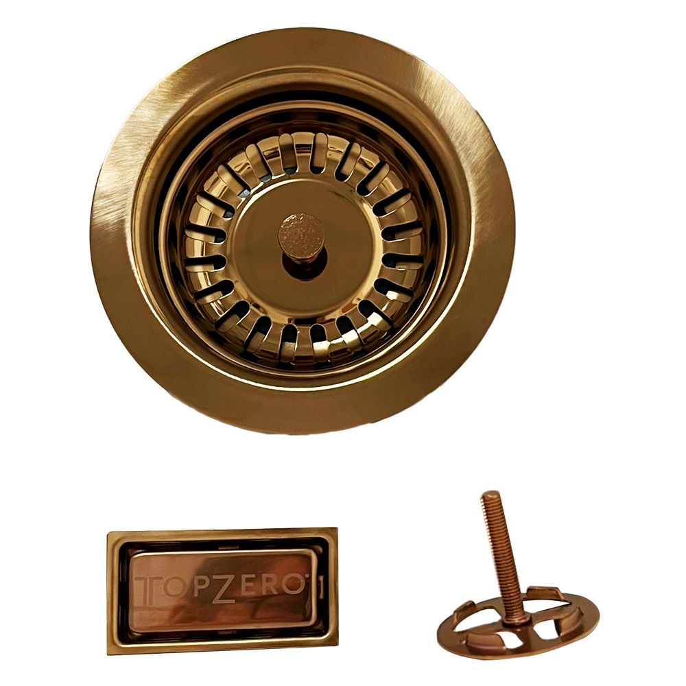 Выпуск с переливом для отводной арматуры S 100 GOLD ROSE G