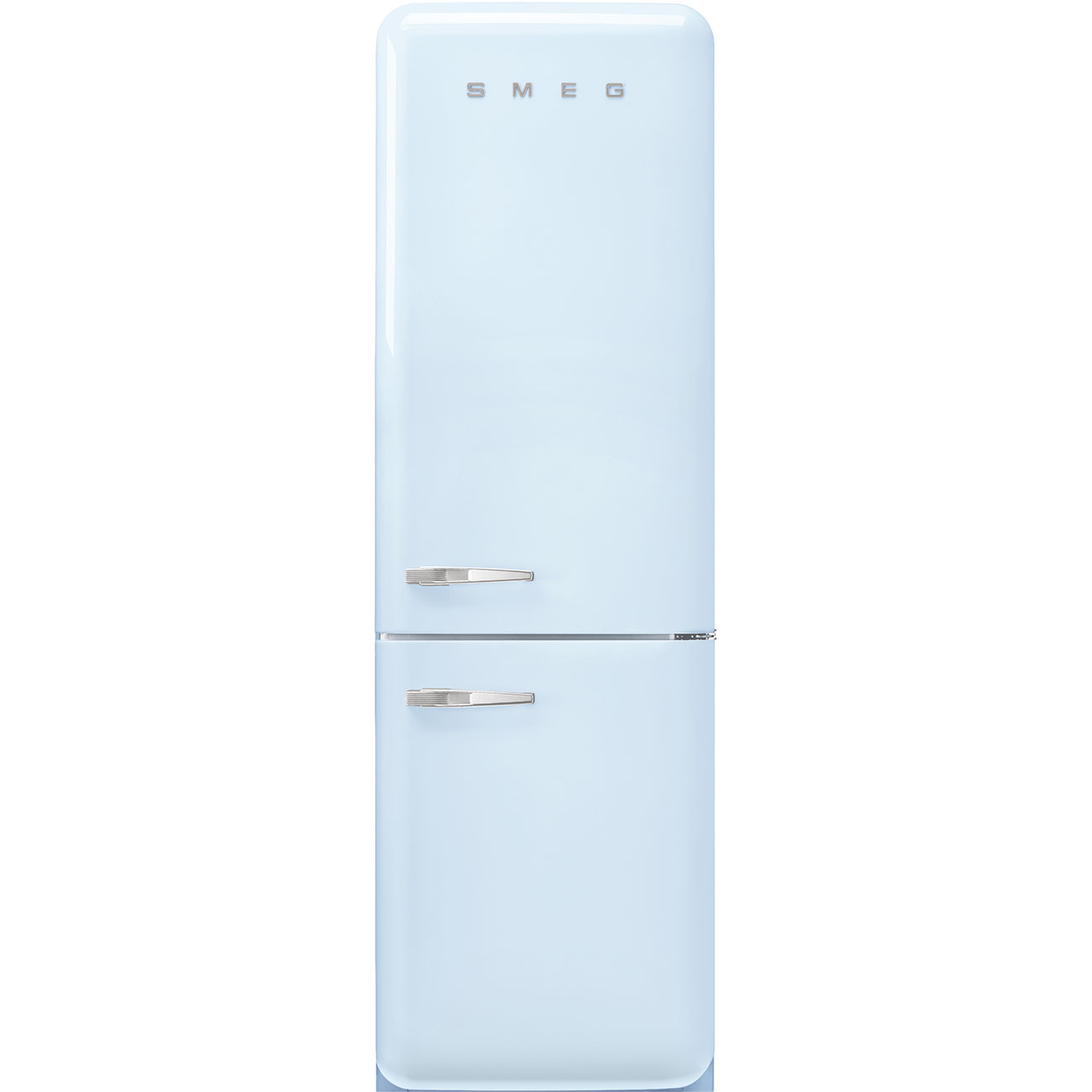 SMEG FAB32RPB5 Отдельностоящий двухдверный холодильник, стиль 50-х годов, 60 см, голубой, No-Frost, петли справа