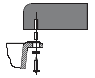 Специальный набор крепежа для установки моек чаш SUBLINE из материала SILGRANIT под цельную столешницу (6 крепежных элементов)
