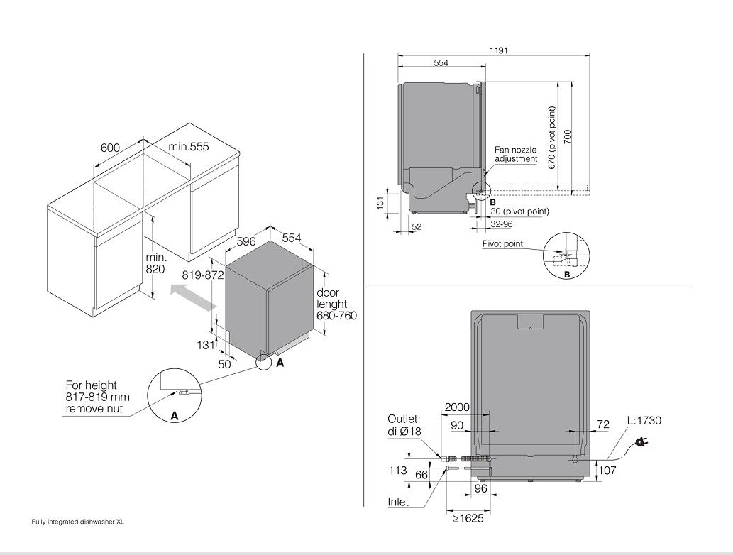 DFI545V Посудомоечная машина ASKO