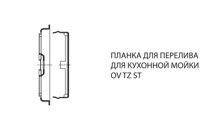 аксессуар для сливной арматуры TopZero (заглушка) OV TZ ST