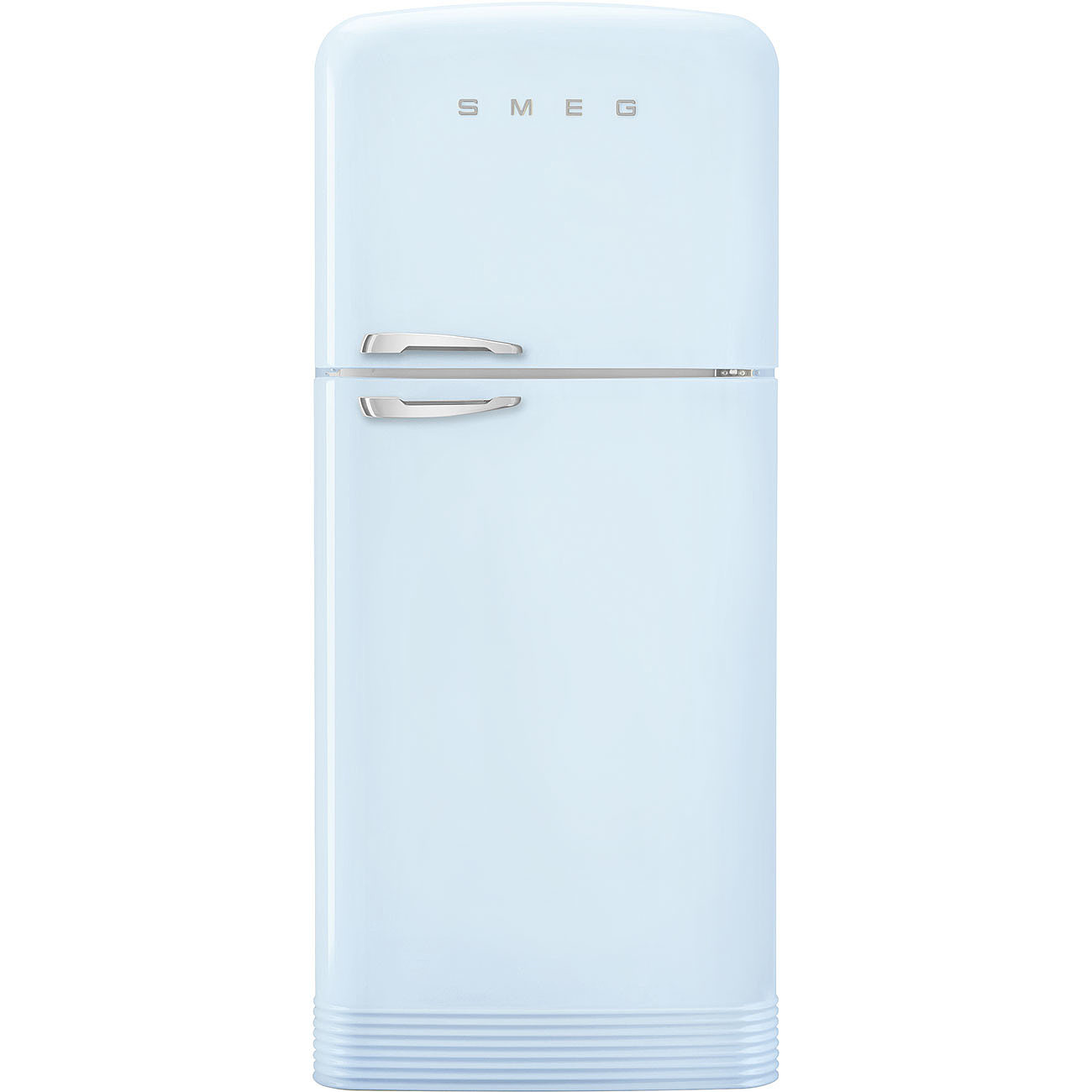 SMEG FAB50RPB5  Отдельностоящий двухдверный холодильник, стиль 50-х годов, 80 см, пастельный голубой, No-frost, петли справа